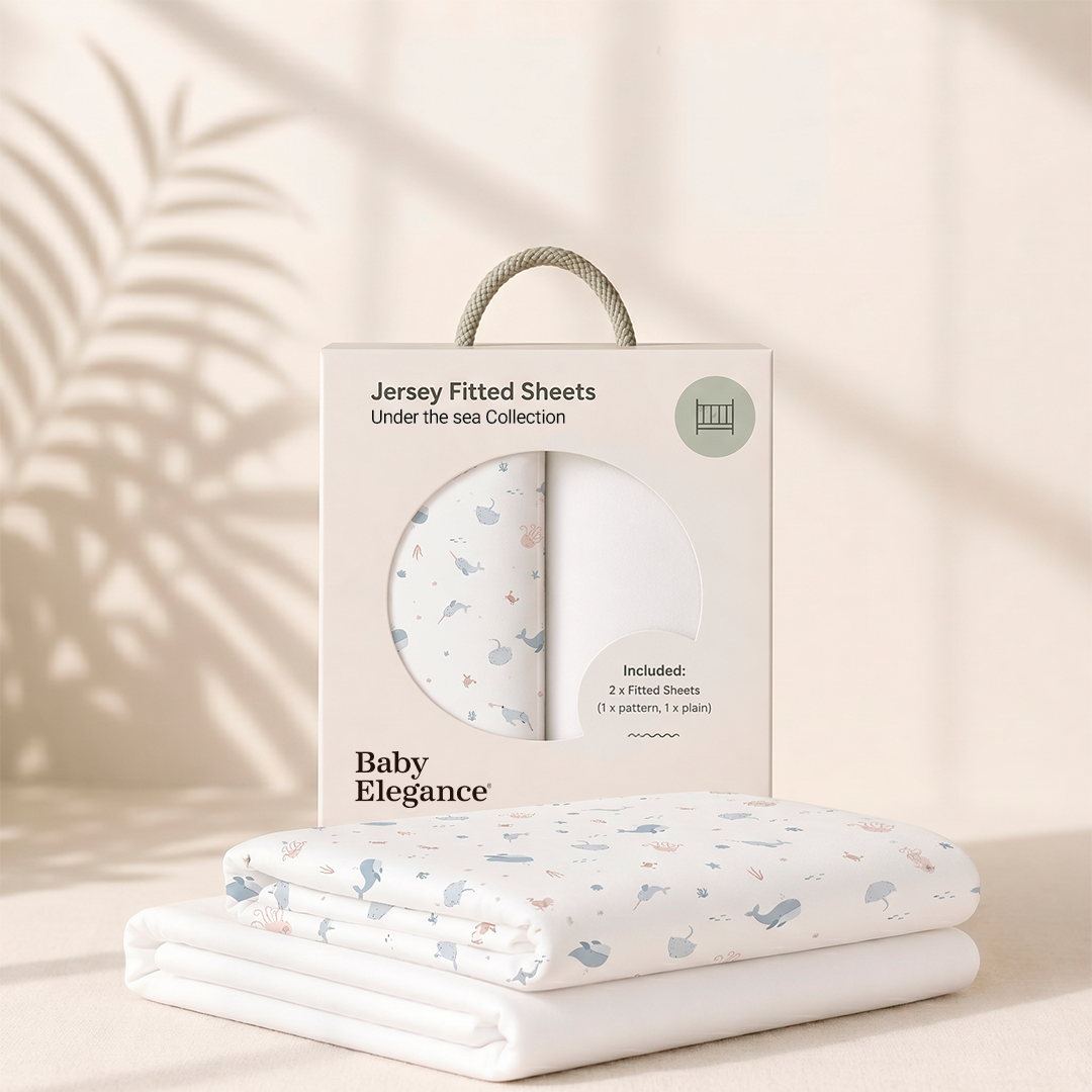 Travel Cot Sheets - 70 x 100cm - 2 Pack