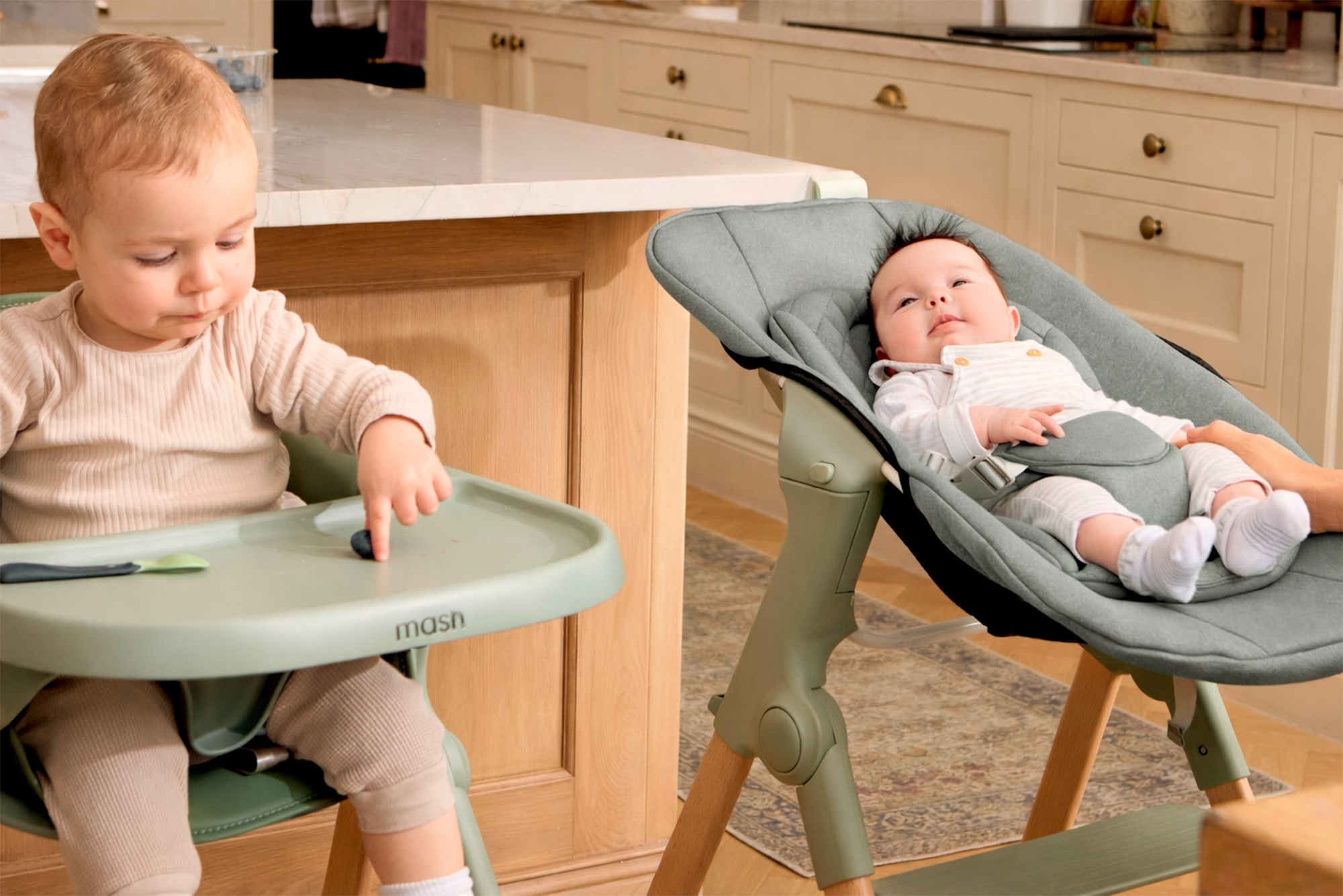 Mash High Chair Bundle - Sage