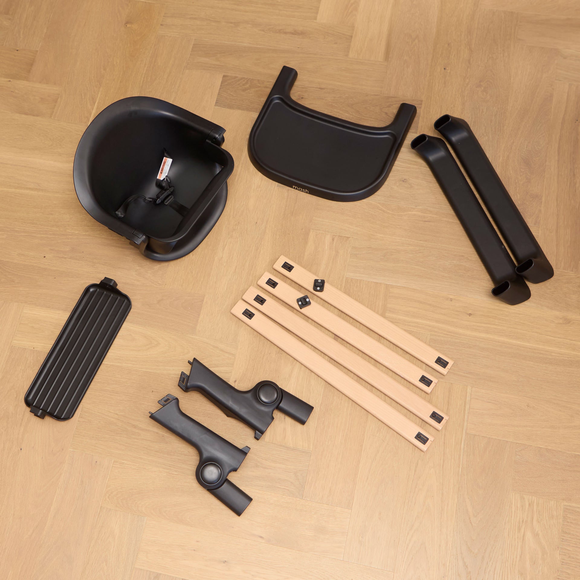 Mash High Chair Bundle - Black