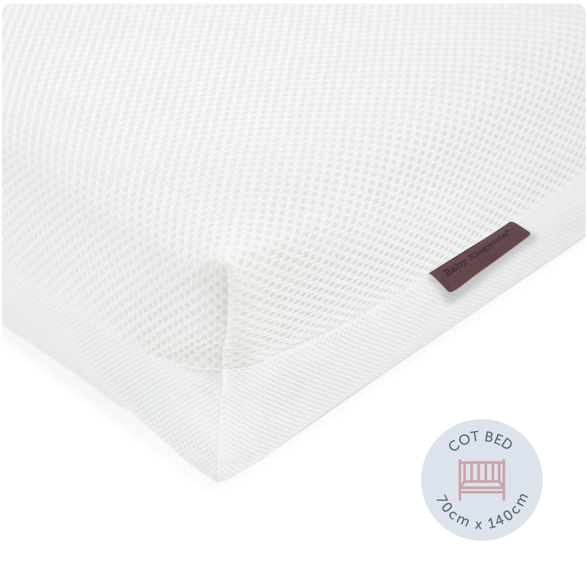 Cot Bed Mattress - Breath-Dry Fibre - 70 x 140 x 10cm