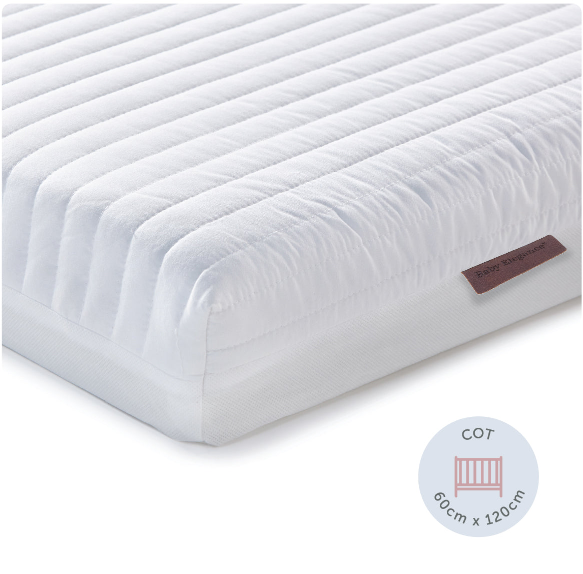 Cot Mattress - Micro Pocket Spring - 60 x 120 x 10cm