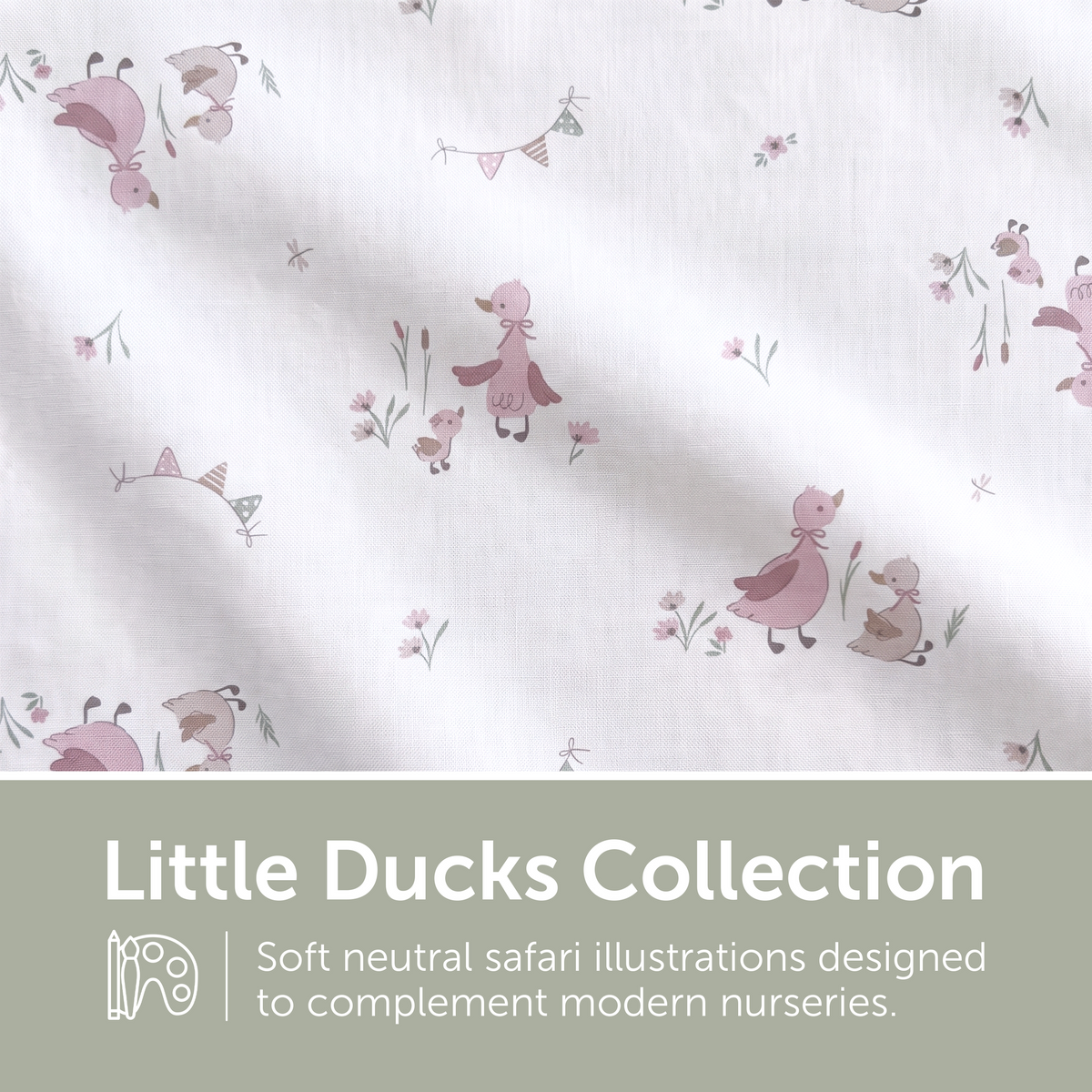 Cot Bed Bedding Set - 70 x 140cm - 4pcs