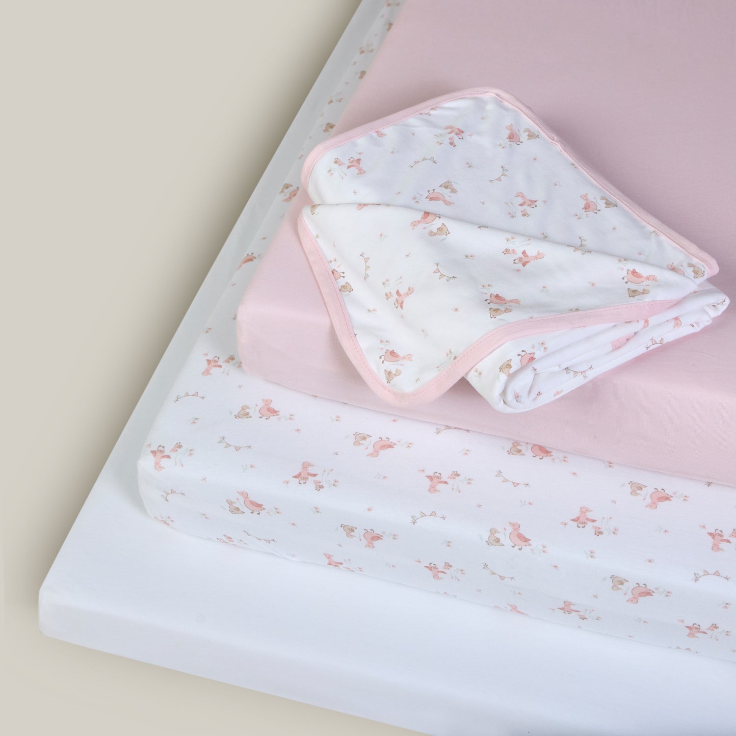 Cot Bed Bedding Set - 70 x 140cm - 4pcs