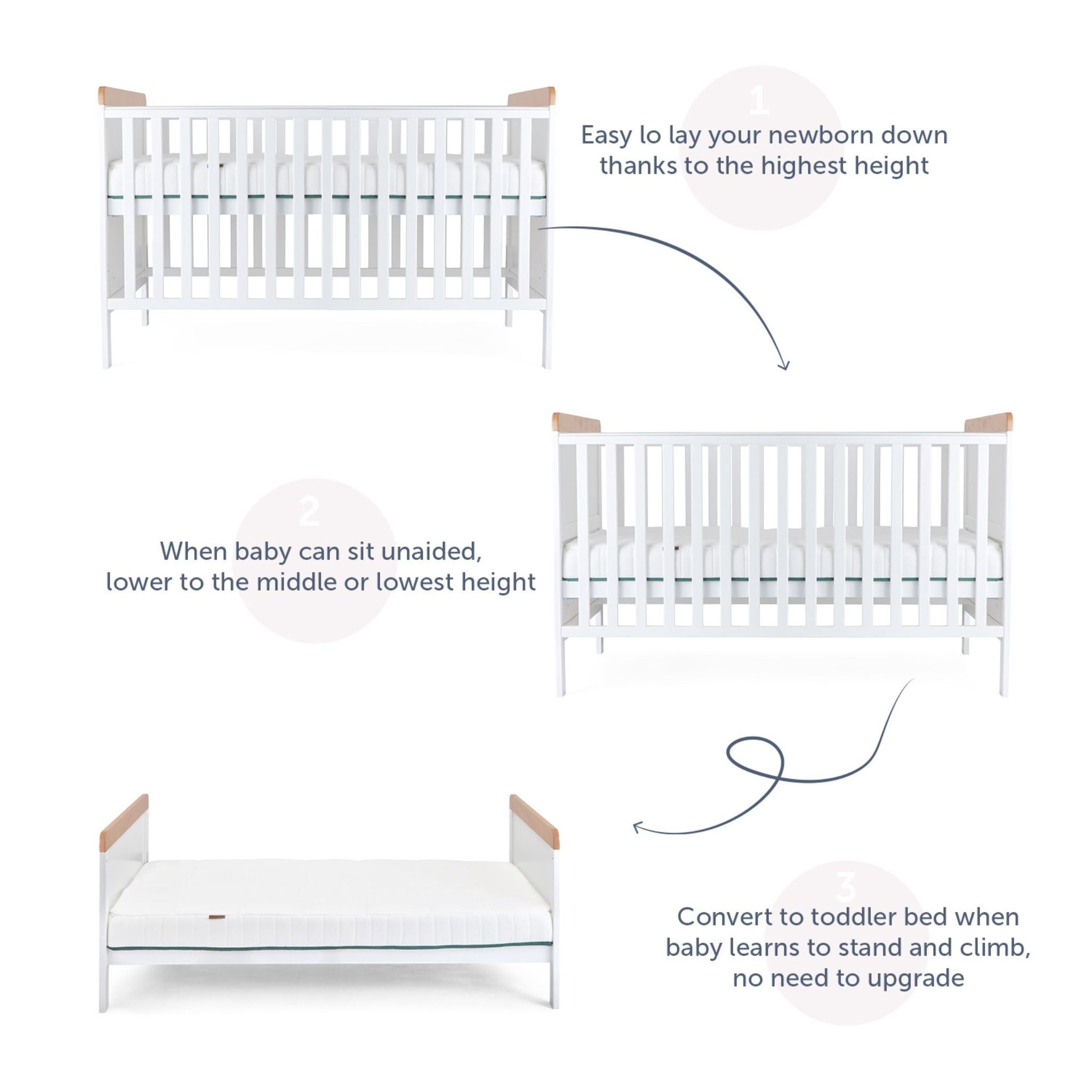 Haddington Cot Bed with Changing Unit