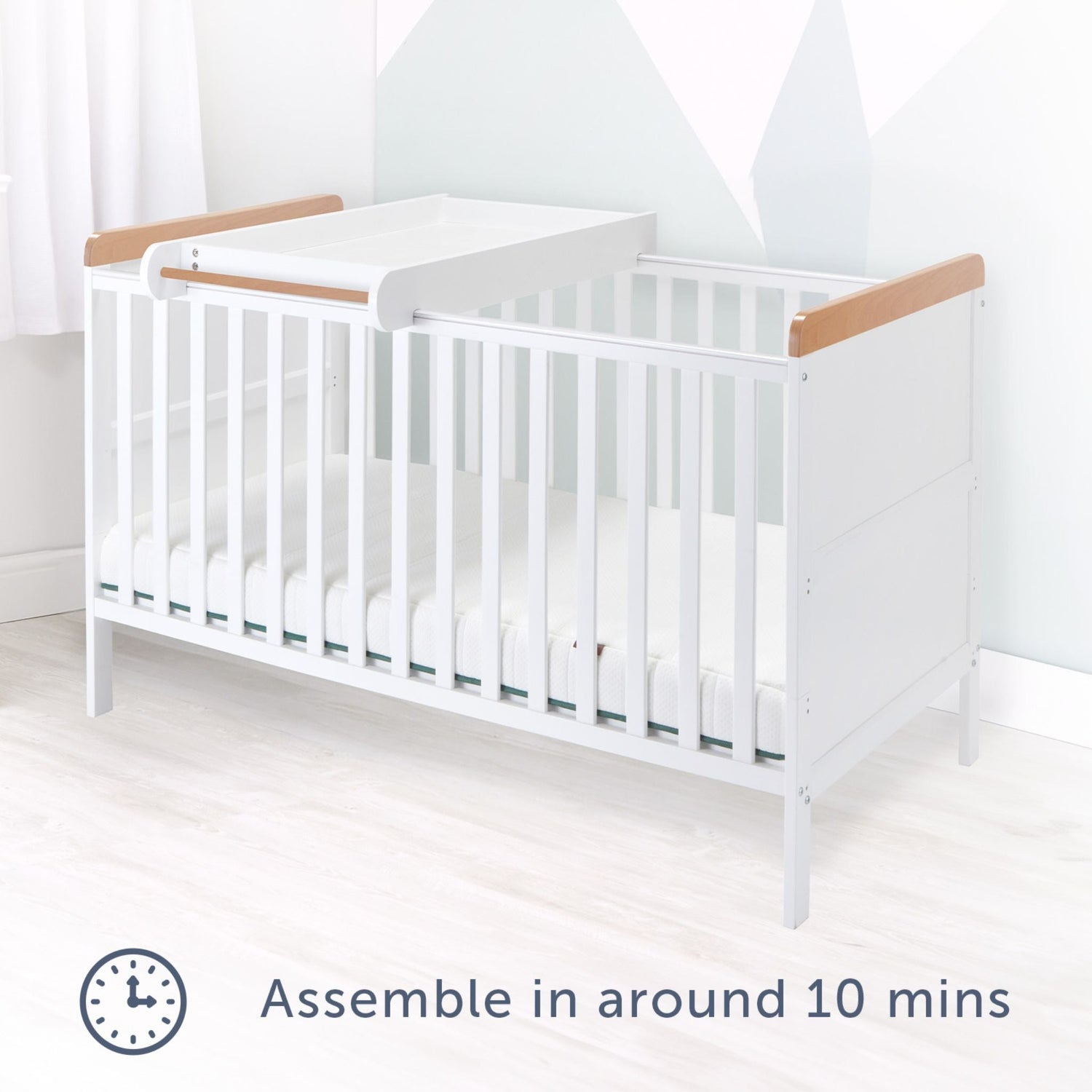 Haddington Cot Bed with Changing Unit