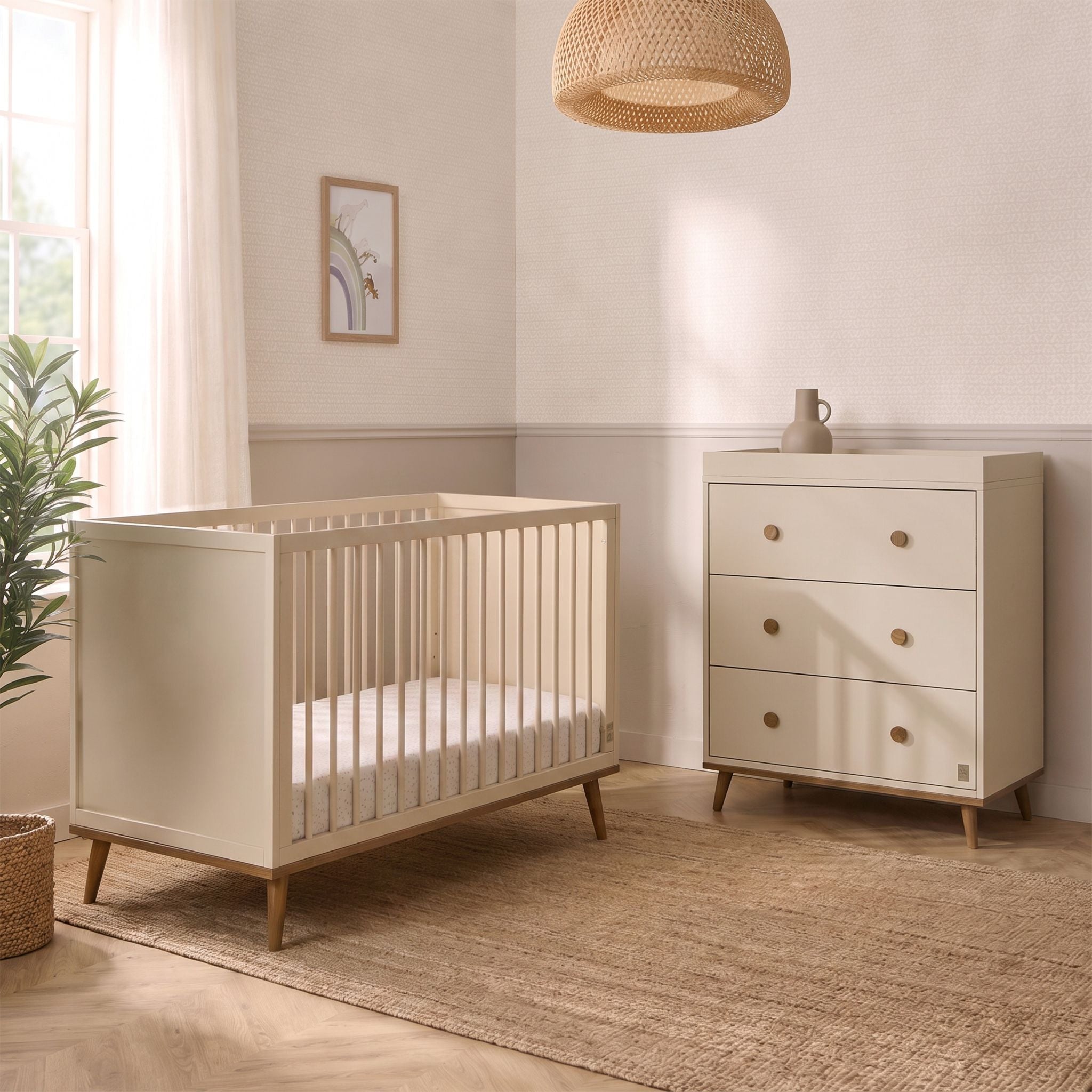 Ollie Cot & Chest of Drawers Bundle