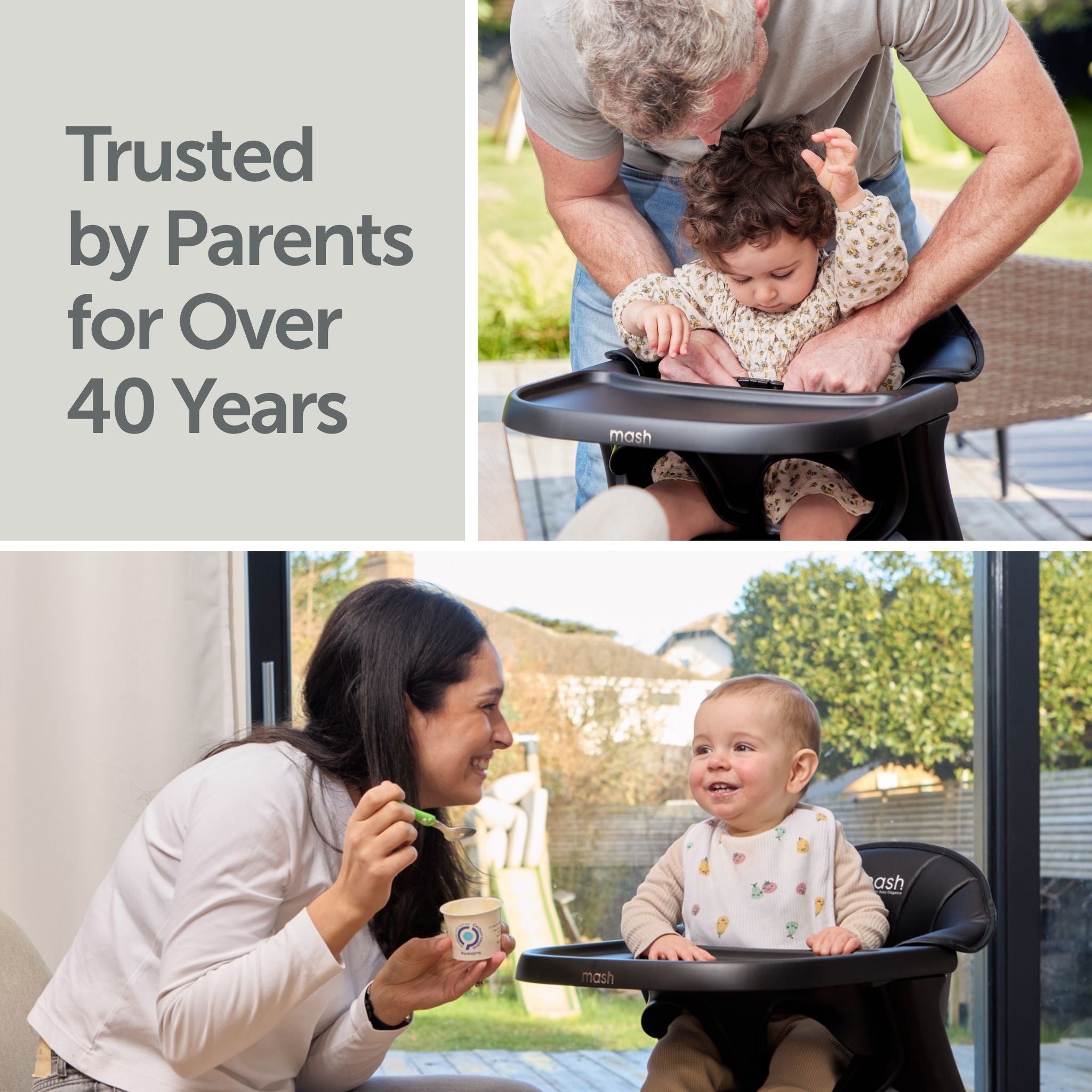 Mash High Chair Bundle - Black