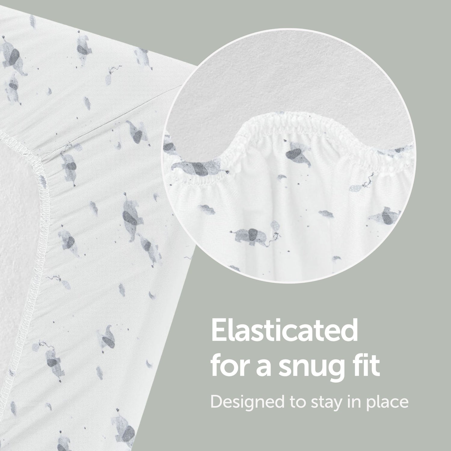 Cot Sheets - 120 x 60cm - 2 Pack