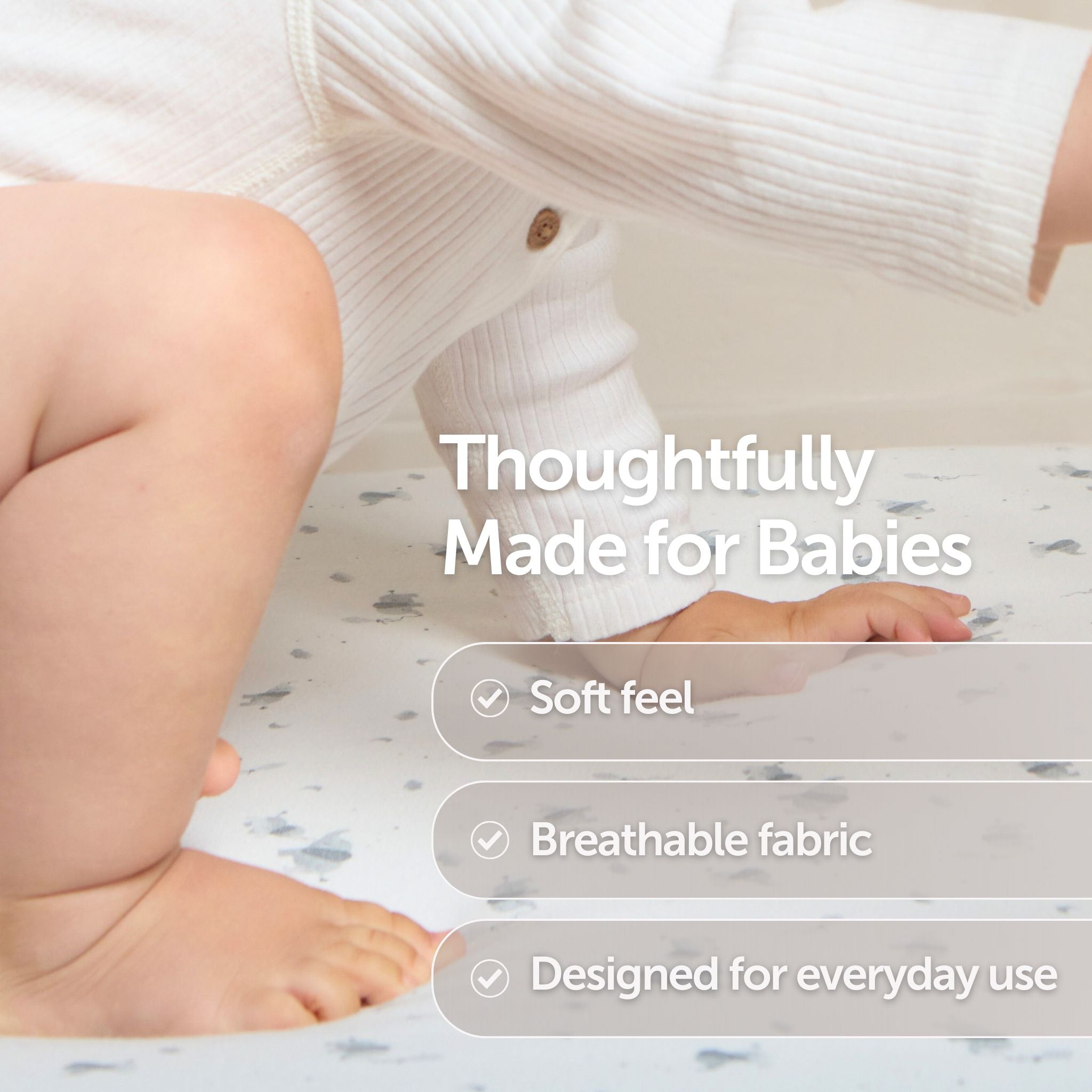 Cot Sheets - 120 x 60cm - 2 Pack