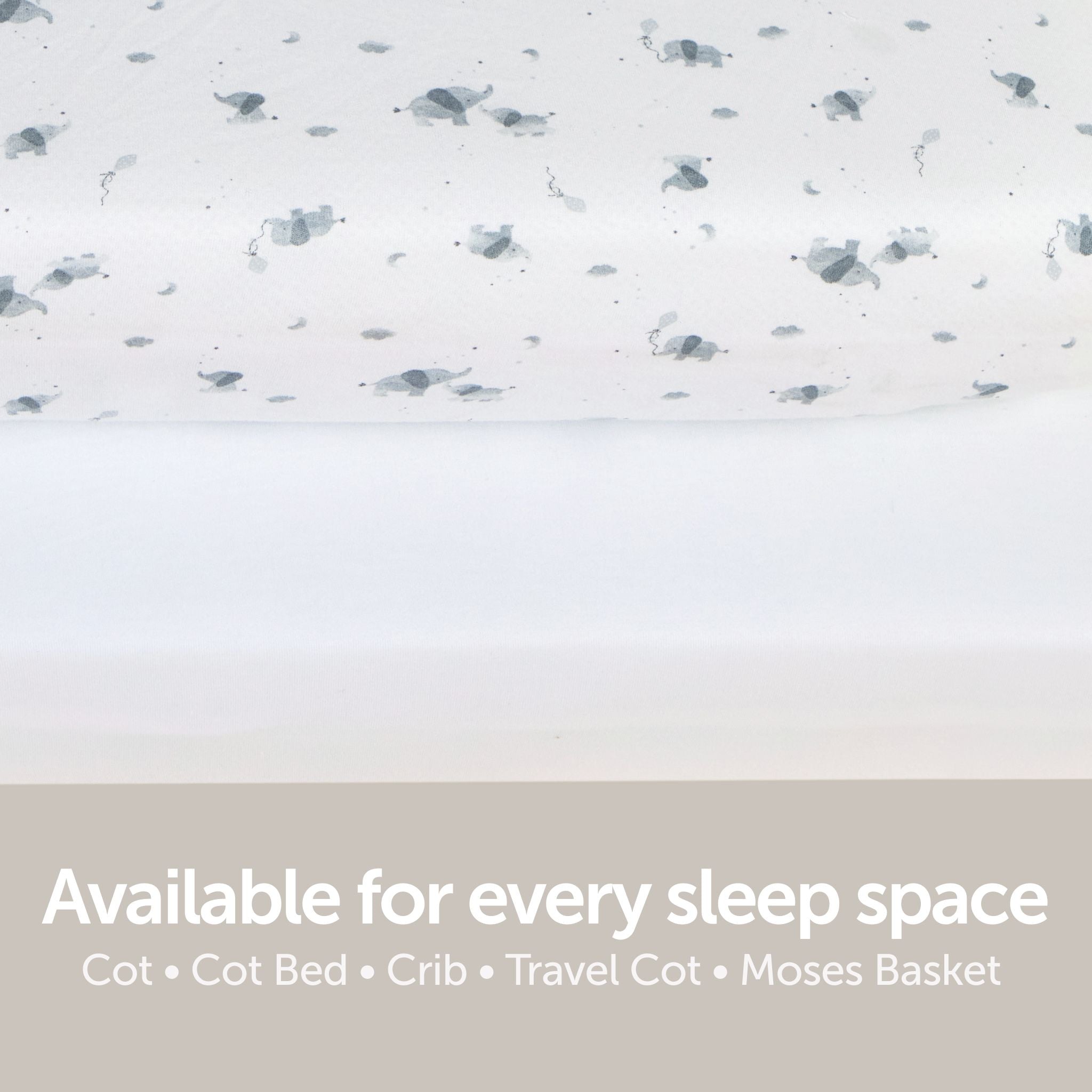 Cot Sheets - 120 x 60cm - 2 Pack