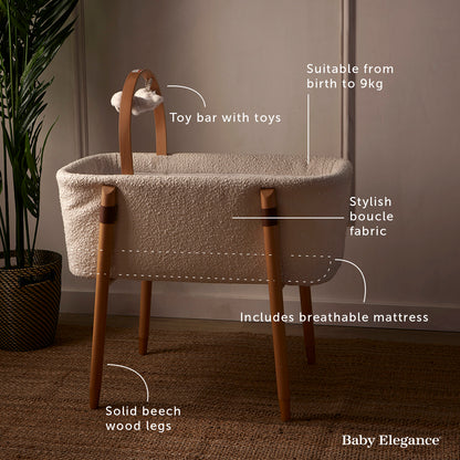 Vola Crib, Sheets, Mattress Protector &amp; Changing Unit Bundle