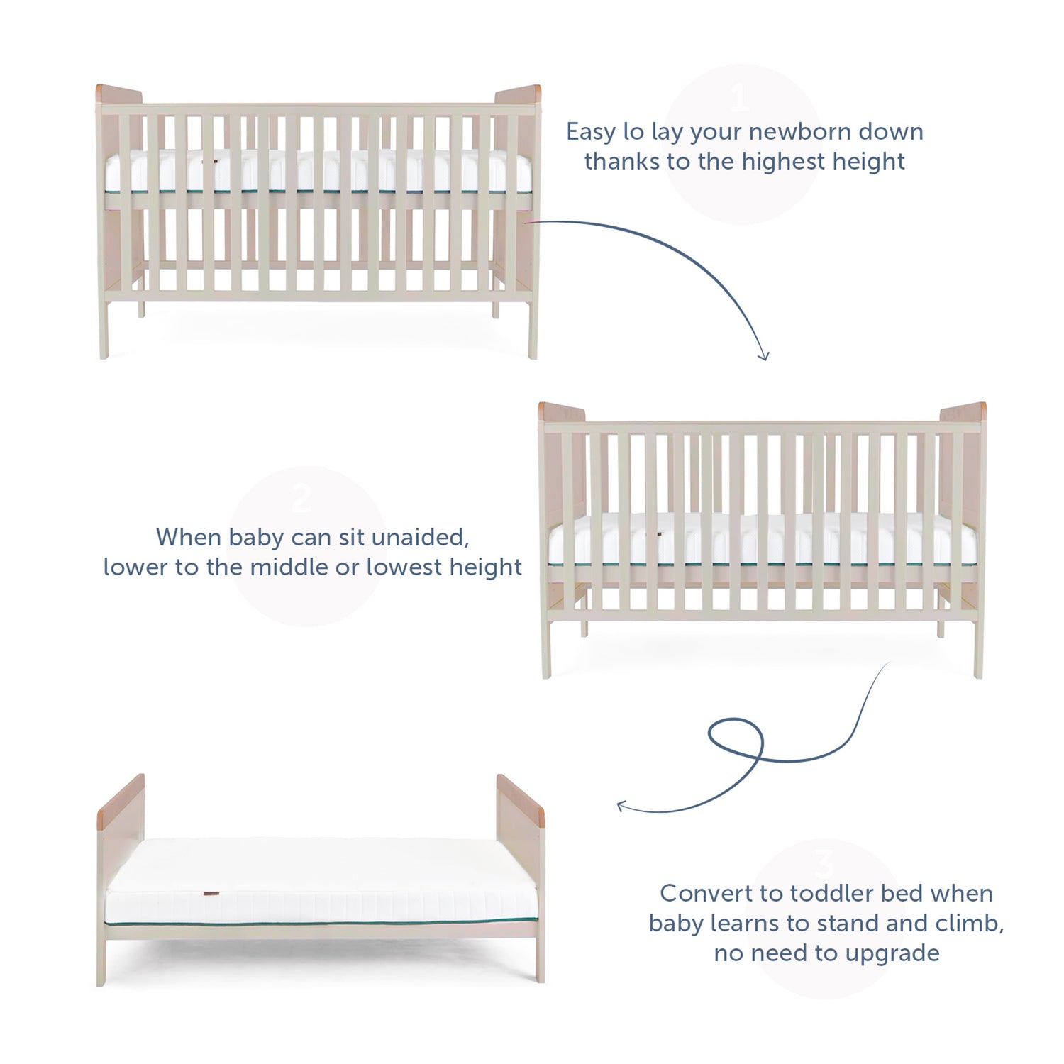 Haddington Cot Bed with Changing Unit
