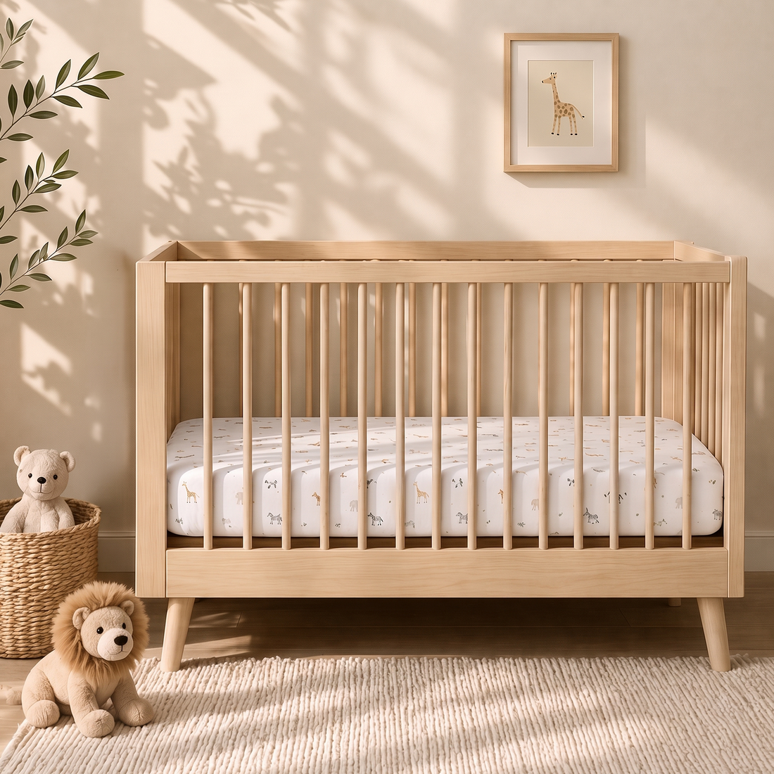 Travel Cot Sheets - 70 x 100cm - 2 Pack