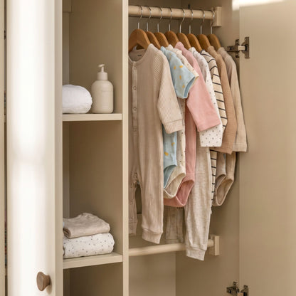 Ollie Cot, Chest of Drawers &amp; Wardrobe Bundle