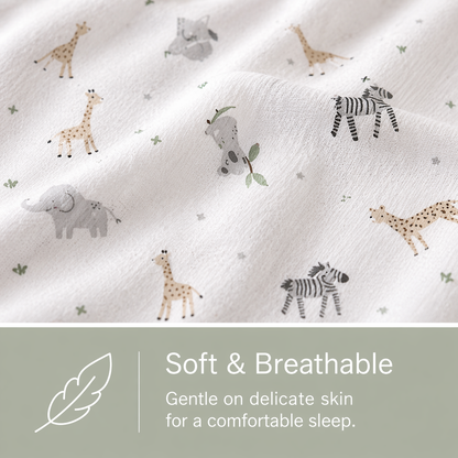 Travel Cot Sheets - 70 x 100cm - 2 Pack