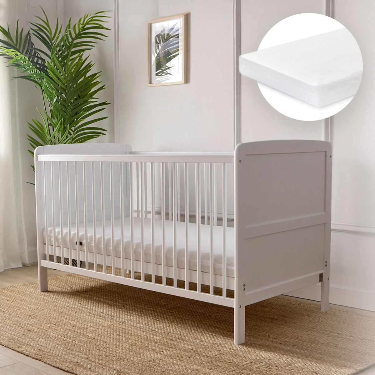 Travis Cot Bed &amp; Mattress Bundle