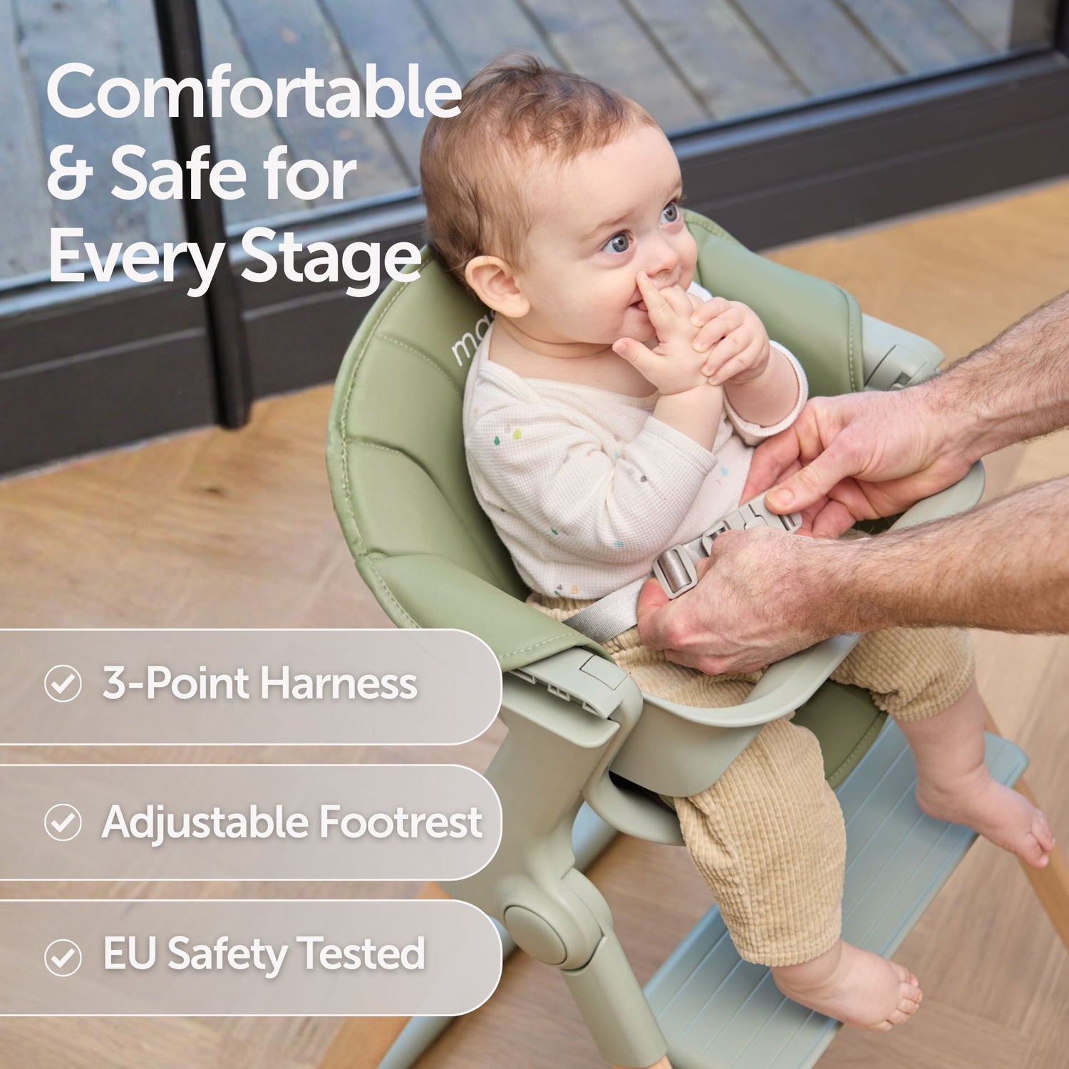Mash High Chair Bundle - Sage