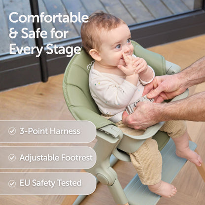 Mash High Chair Bundle - Sage