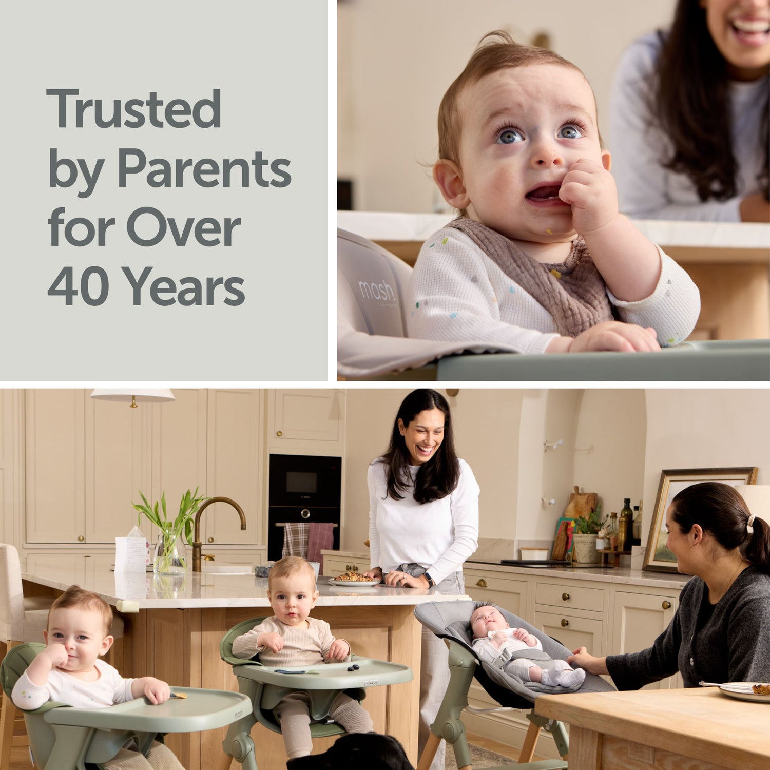 Mash High Chair Bundle - Sage